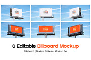 Modern Billboard Mockup Set, a Mockup by orenjidesign (Thumbnail 2 of 8)