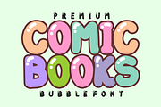 Comic Bubble - Shiny Bubble Font, a Handwritten Font by KiddoGlyphs Studio (Thumbnail 3 of 4)