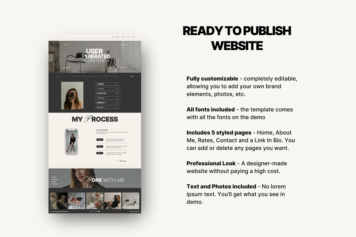 WIX Coaching UGC Website, a Wix Template by Studio Suvelle (Photo 10 of 13)