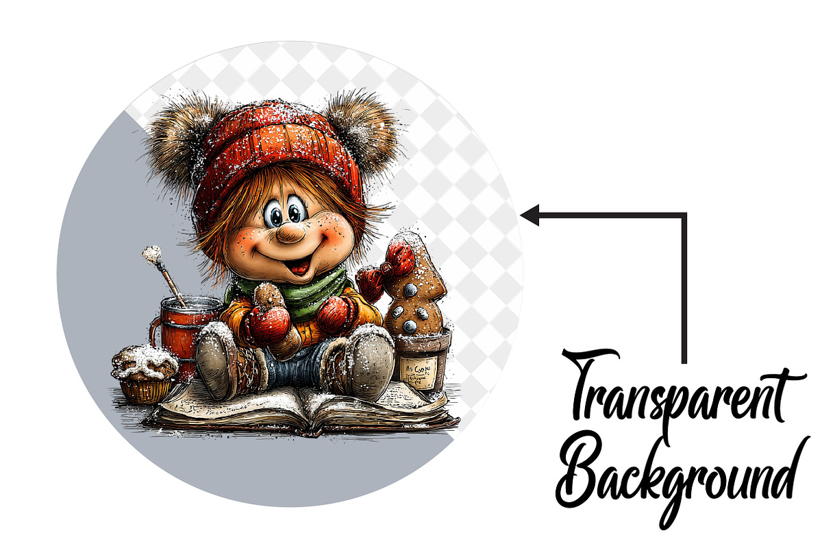 Gingerbread & Baking Clipart, an Illustration by Pixels.Craft (Photo 2 of 6)