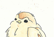Little Birdie Watercolor, an Illustration by WeavaBird (Thumbnail 1 of 3)