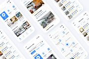 Real Estate Mobile App UI Template, an App Template by RiveupDigital (Thumbnail 4 of 7)