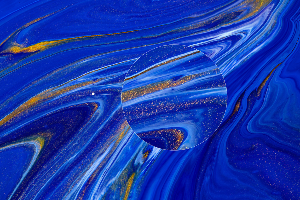 Golden & Blue textures, a Texture Graphic by Mirror Flow (Photo 5 of 12)