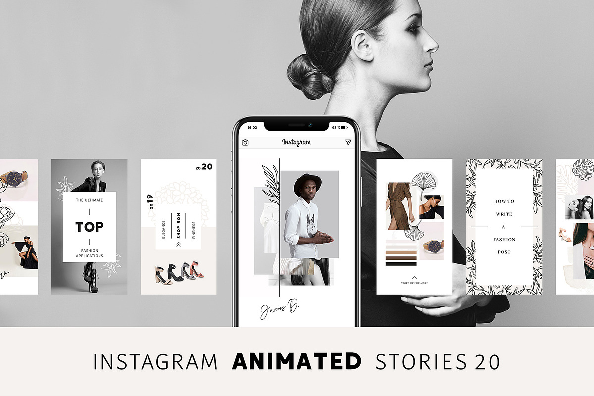 Entire Instagram Templates, a Social Media Template by AgataCreate (Photo 20 of 36)