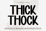 Thick Thock, a Serif Font by InermediaSTUDIO (Thumbnail 1 of 7)