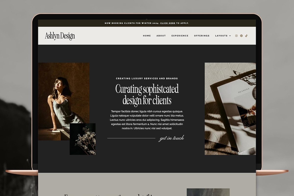 Ashlyn WordPress Theme, a WordPress Template by Pix & Hue (Photo 3 of 5)