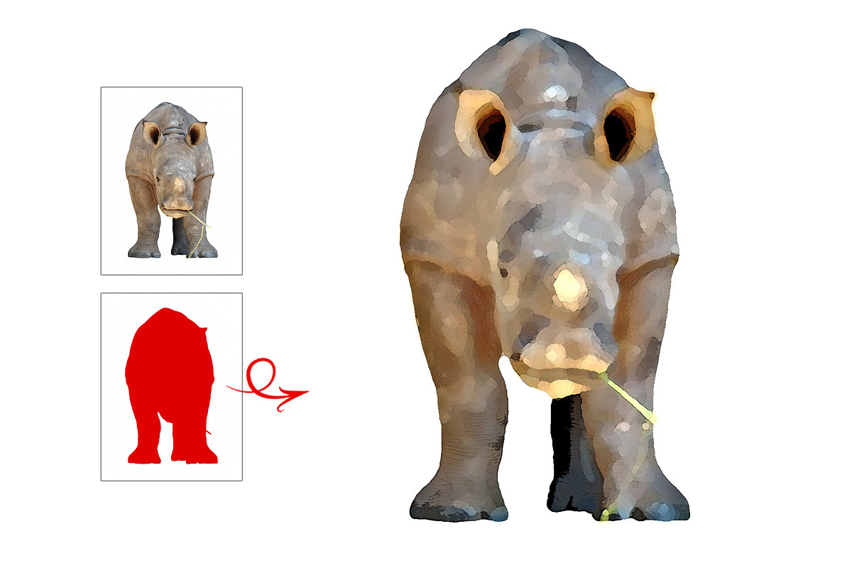 Animal Watercolor Paint Photo Effect, an Action Add-On by Photoshop Action (Photo 3 of 9)