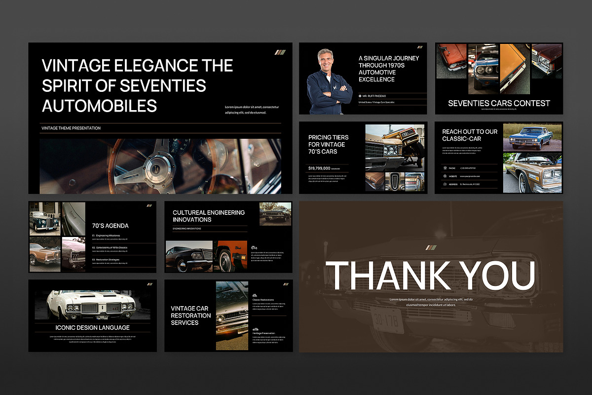 Vintage Theme Keynote, a Presentation Template by Antstheme (Photo 4 of 4)
