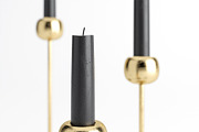 Candle Holder West Elm Modern Brass, an Architecture 3D Model by gianniritschard (Thumbnail 4 of 8)