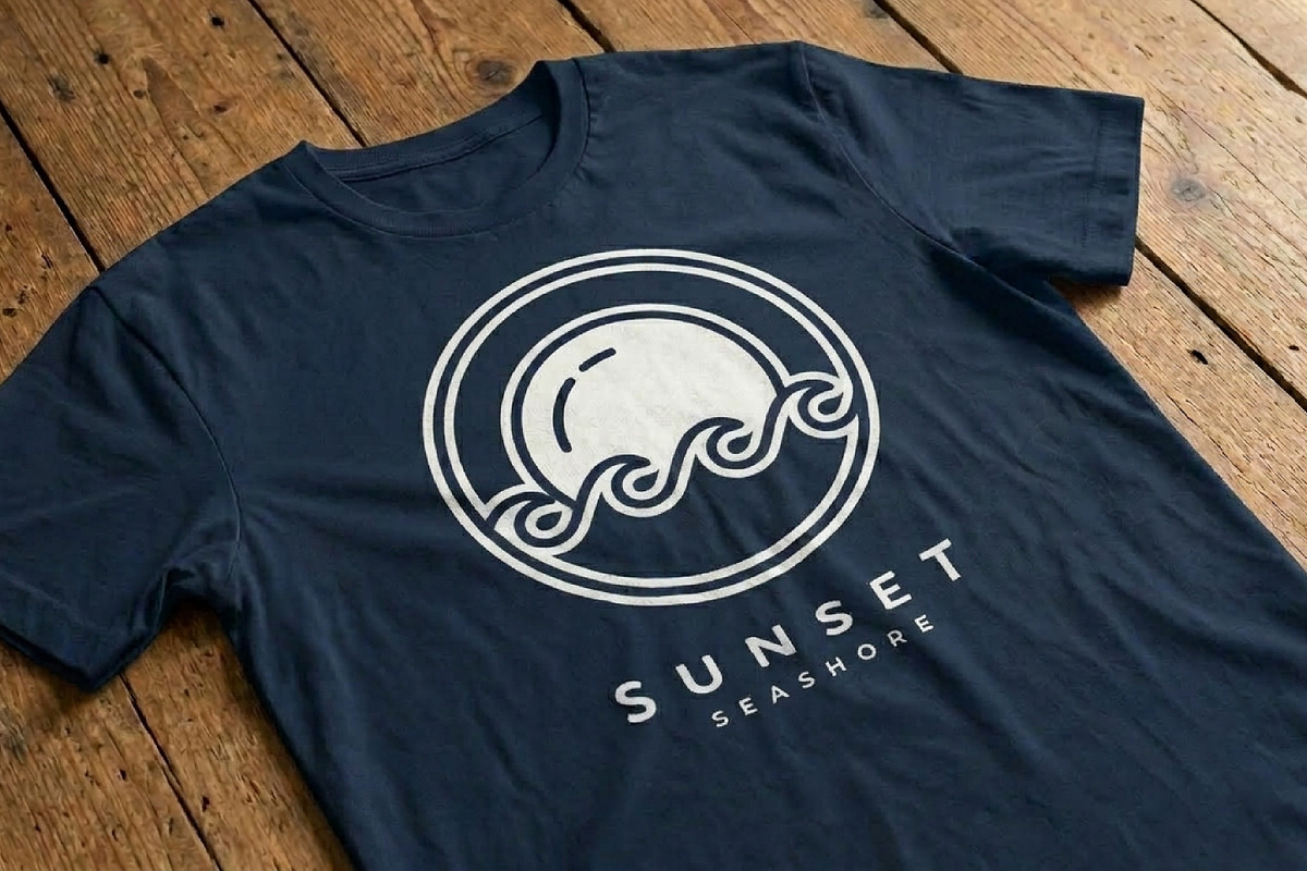 Minimalist Sunset Seashore Logo, a Branding & Logo Template by Saba Vector (Photo 3 of 3)