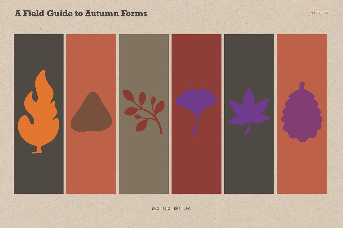 100 Hand-Cut Botanical Shapes, a Seasonal Illustration by designvectx (Photo 3 of 8)