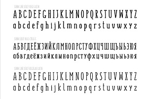 SUNN Serif Extended Font