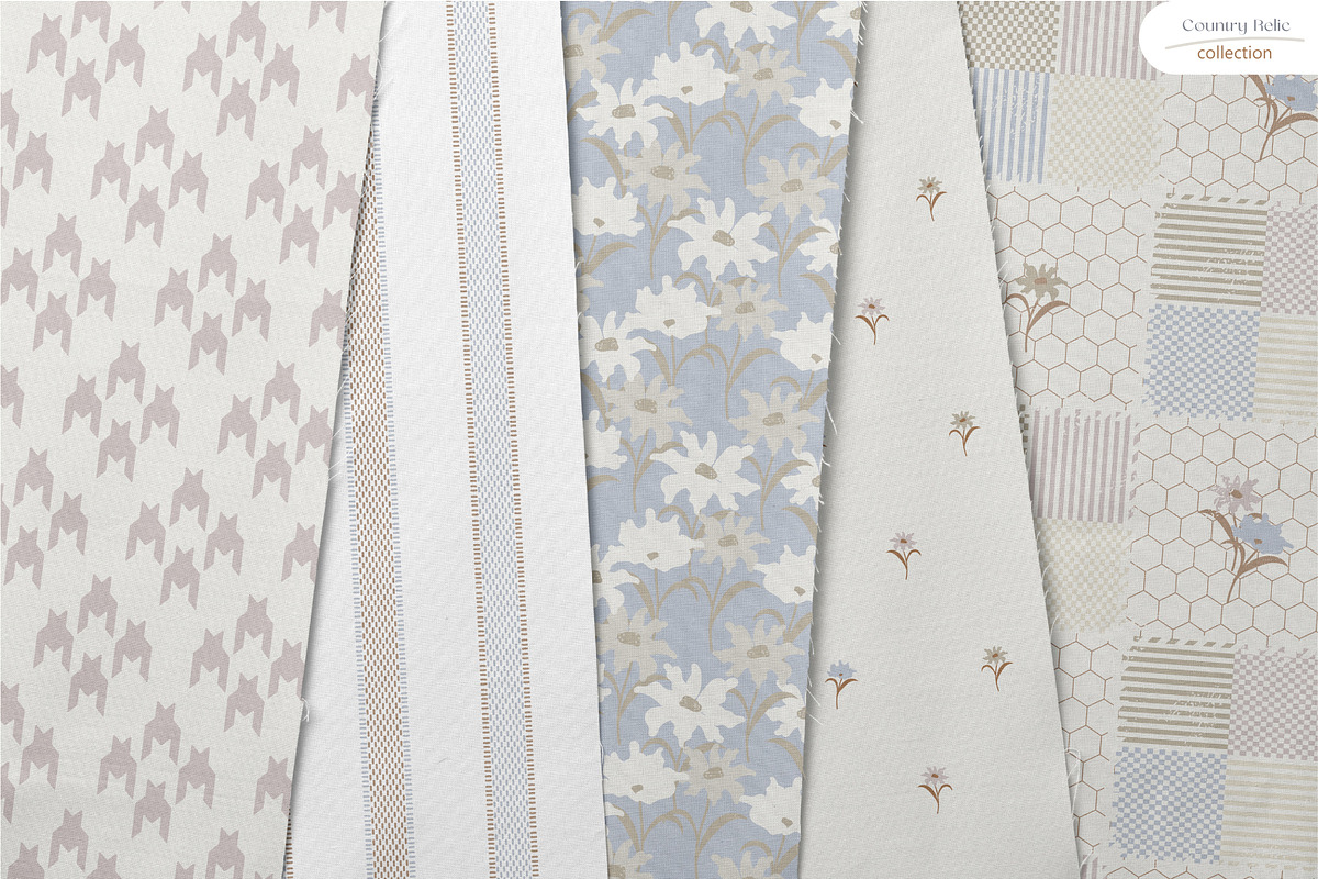 Country Relic - Seamless Patterns, a Pattern Graphic by InaCorart (Photo 3 of 10)