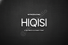 Hiqisi - Elegant Luxury Serif Typefa