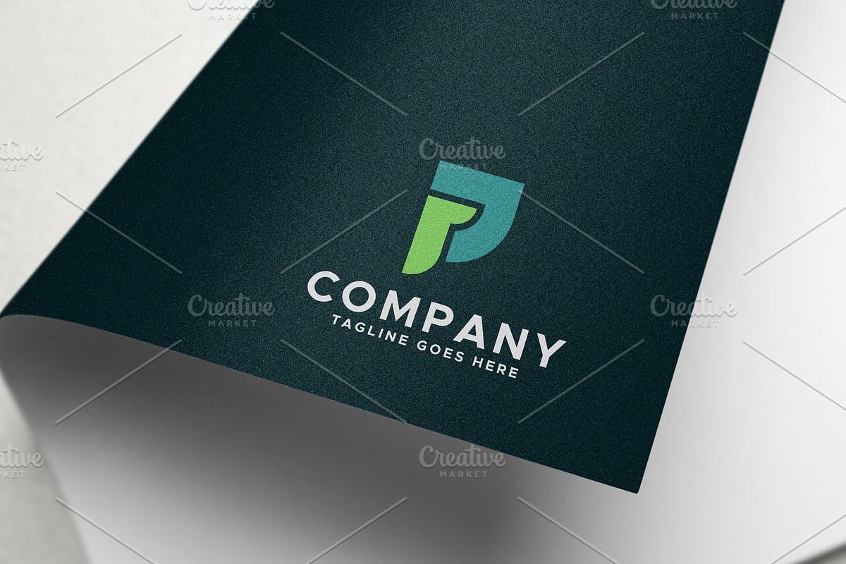 PJ or JP letter logo design, a Branding & Logo Template by Amadul11 (Photo 3 of 4)
