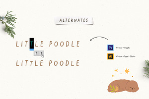 Little Poodle Sweet Font