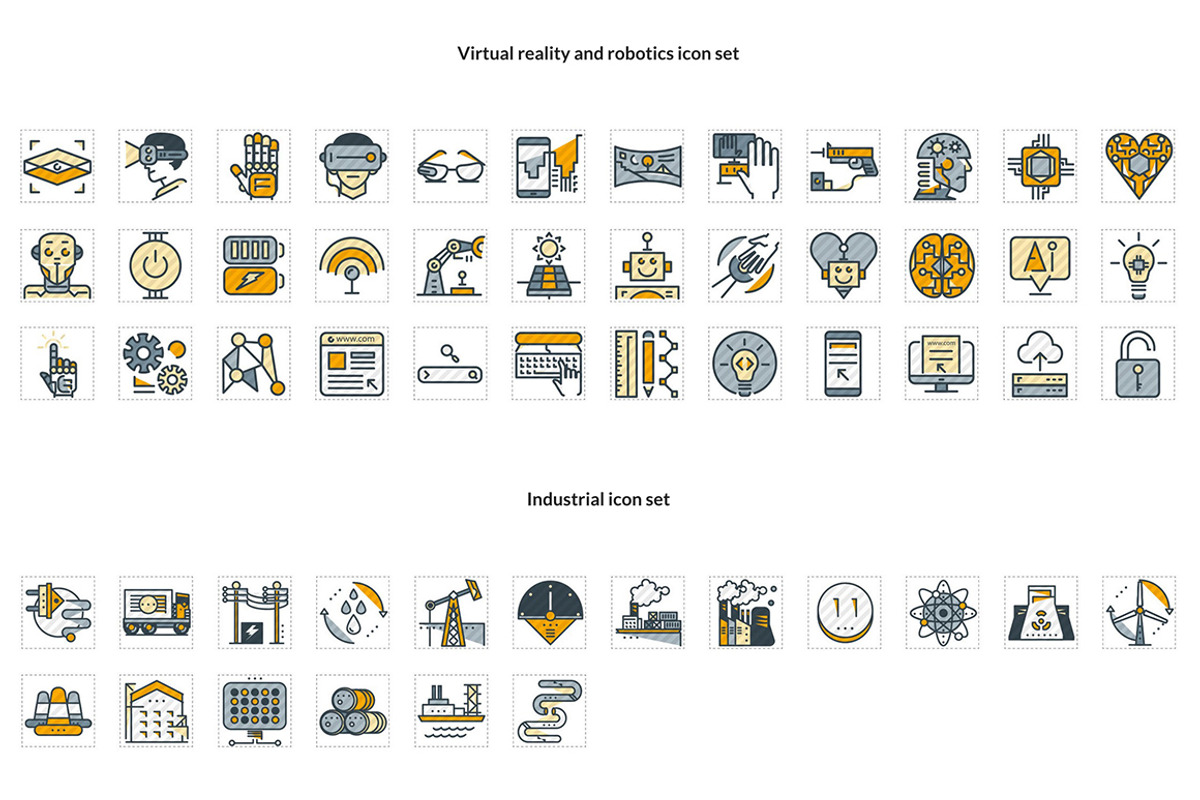 Funline 1000 icons pack preview 3