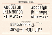 Athelya - Condensed Serif Font, a Serif Font by RagamKata (Thumbnail 9 of 10)