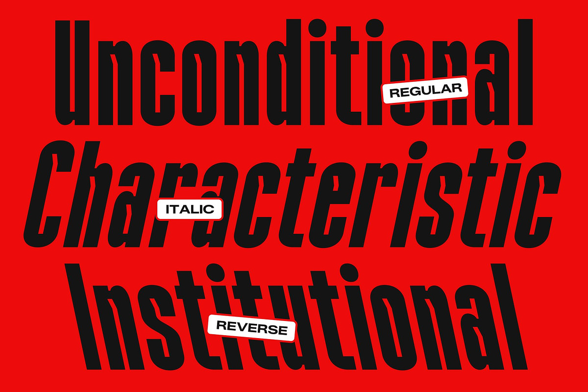 Richard – Condensed Inktrap Font, a Sans Serif Font by Craft Supply Co. (Photo 3 of 8)