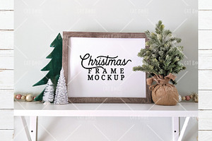 Christmas Frame Mockup 3