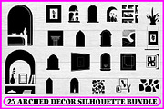 25 Modern Arched Decor Silhouette, a Decorative Illustration by Artivon (Thumbnail 1 of 4)