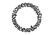 Gothic font 010, a Blackletter Font by GeekClick (Thumbnail 19 of 24)