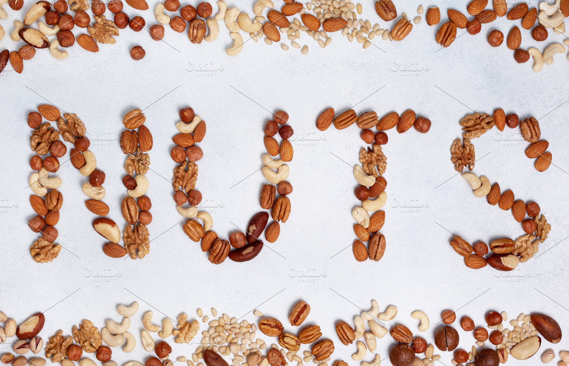 Nut mix stock photo containing nuts and mixed, a Food & Drink Photo by natashamam