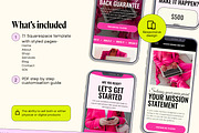 Pink Faceless Website Template, a Squarespace Template by Template Twist Shop (Thumbnail 4 of 10)