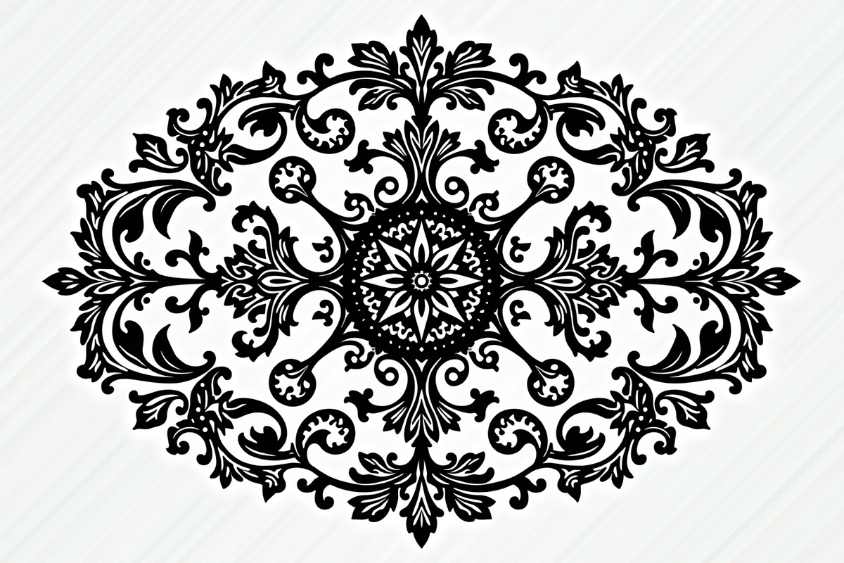 Circular Geometric Laser Cutting, an Object Graphic by BIPLOB EXPERT (Photo 11 of 16)