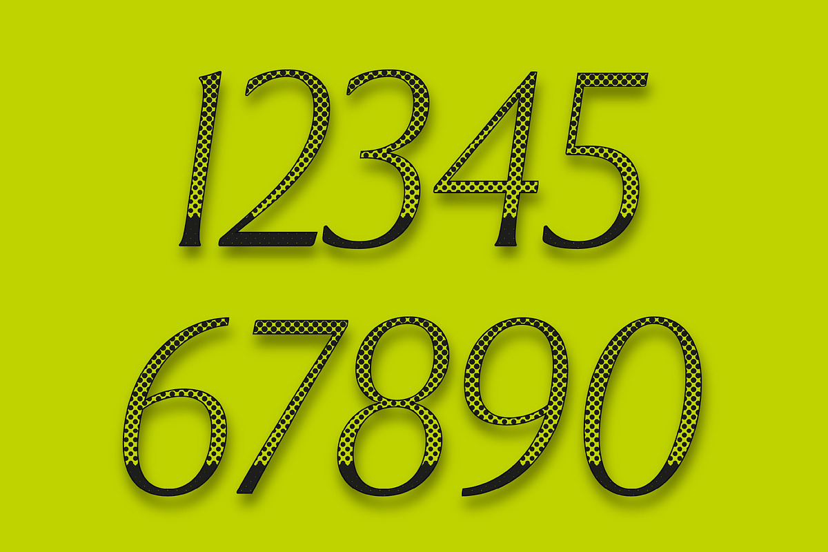 Halftone Dotted Shadow Text Effect preview 2