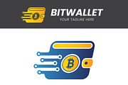 Cryptocurrency Bitcoin Wallet Logo, a Branding & Logo Template by Design Box (Thumbnail 2 of 2)