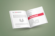 Softcover Square Book Mock-Up, a Books & Magazine Mockup by PuneDesign (Thumbnail 4 of 11)