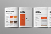 Brand Identity Guidelines Template, a Brochure Template by Work-Envance (Thumbnail 6 of 11)
