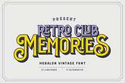 Heralon – Layered Vintage Font, a Serif Font by Typebae (Thumbnail 6 of 8)