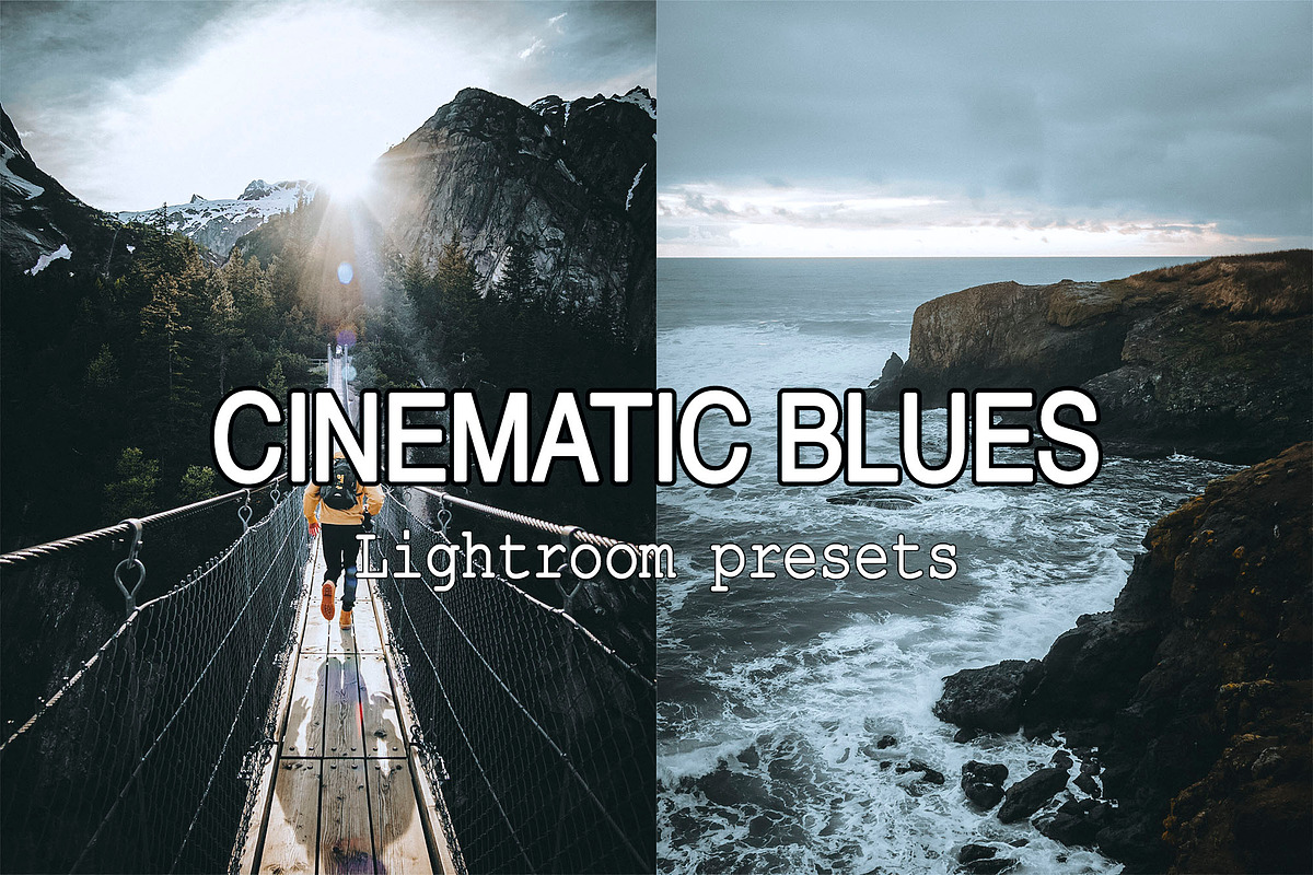 11 Cinematic Blues Lightroom presets, a Preset Add-On by Presets by Yevhen (Photo 1 of 10)