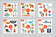 ABC Cute animals alphabet, a Graphic by Helen Sko (Thumbnail 5 of 6)