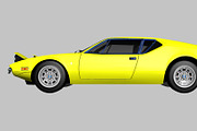 1971 De Tomaso Pantera, a Cars & Vehicle 3D Model by valtriiu (Thumbnail 3 of 12)