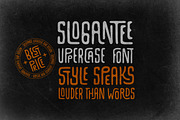 SloganTee Uppercase Font, a Font by akropol (Thumbnail 1 of 3)