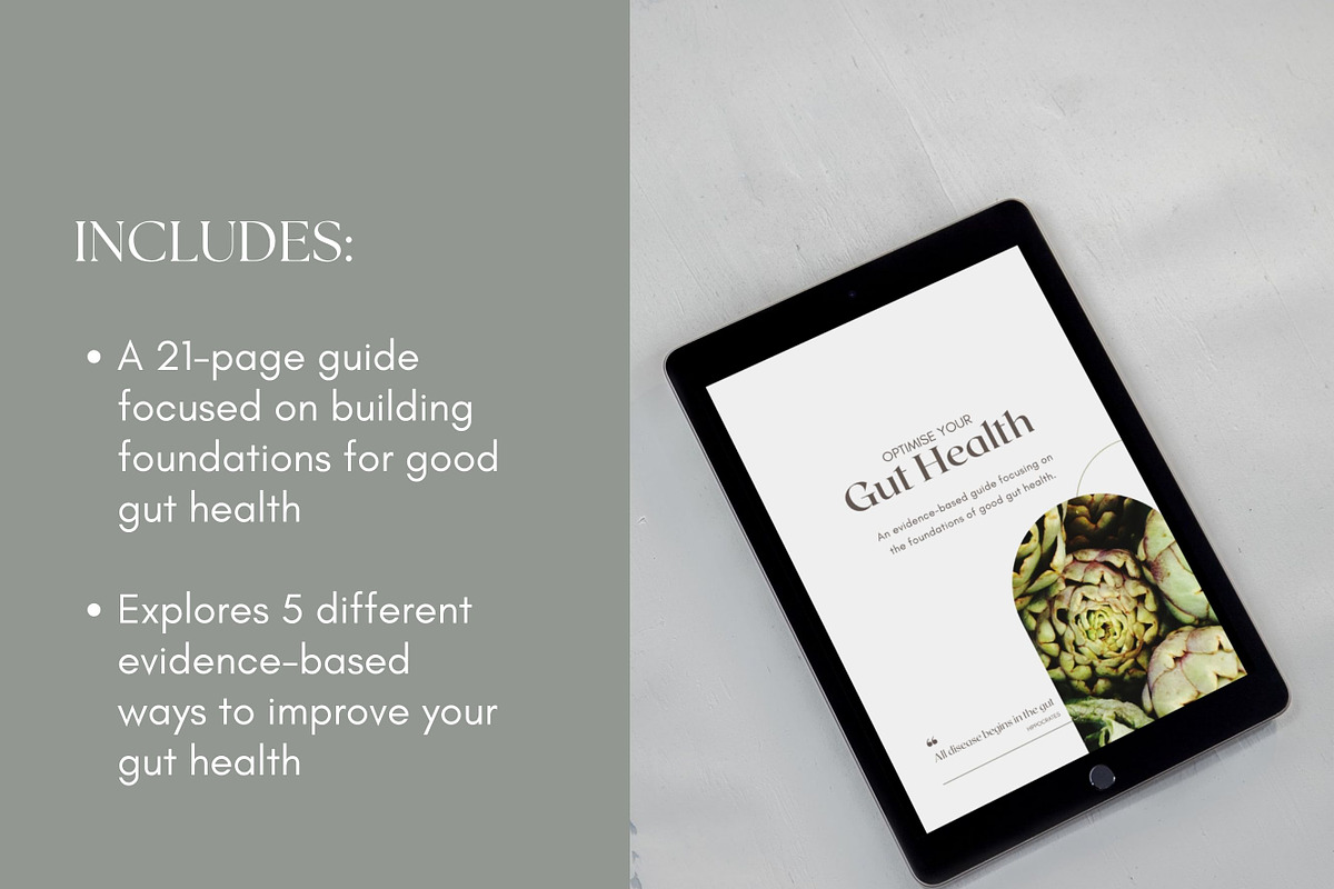 Gut Ebook Canva Template, a Presentation Template by Naturopath Hub (Photo 2 of 9)