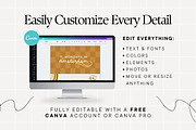 Boho Canva Website Template, a Landing Page Template by Anna Design Studio (Thumbnail 4 of 8)