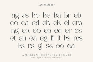 Stylish Mother - Display Serif Font