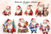 Watercolor Christmas Collection, a Seasonal Illustration by Line Store (Thumbnail 2 of 9)