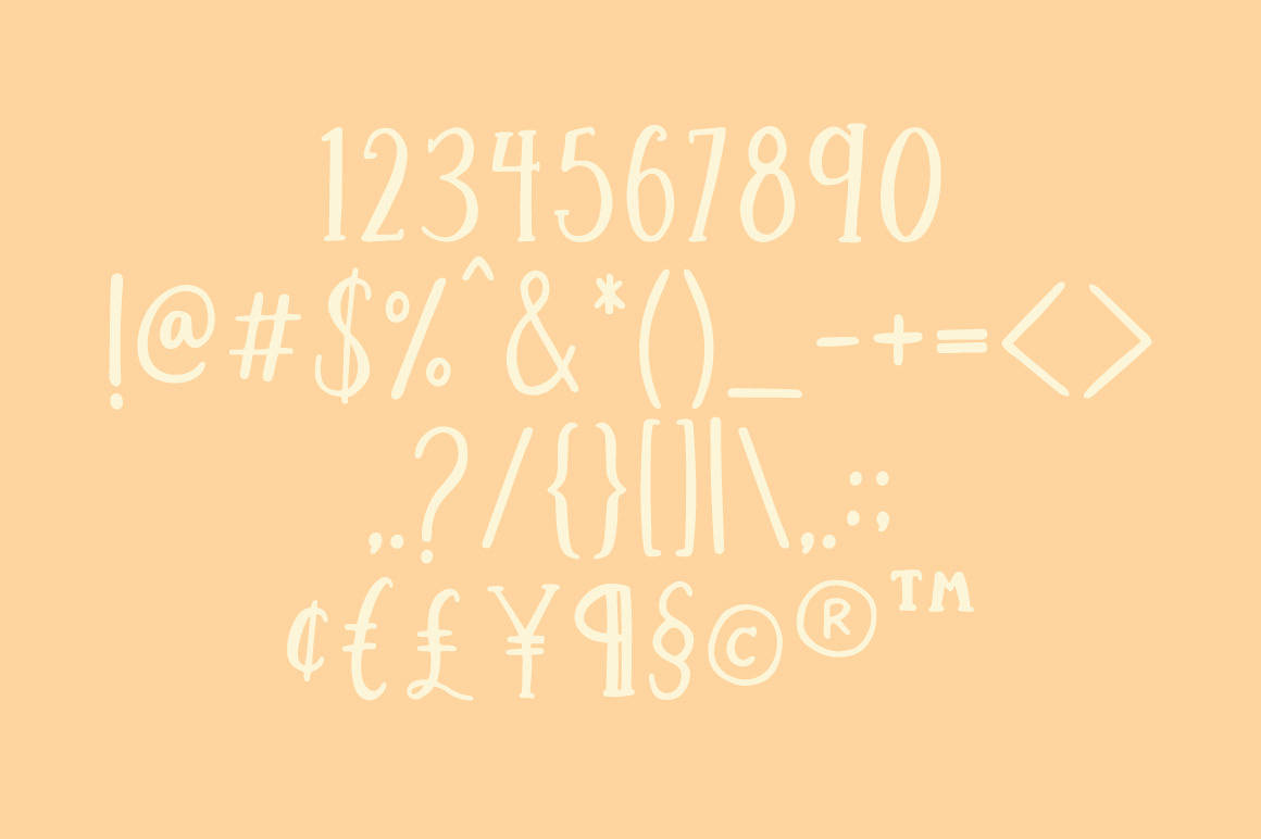 Streusel Kuchen Handwritten Serif, a Serif Font by Kellie Jayne Studio (Photo 9 of 10)