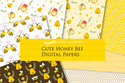 Cute Bee, Bee, Honey Bee, an Illustration by Mia's Graphic Design (Thumbnail 9 of 9)