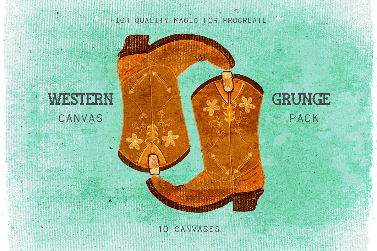 Western Grunge Texture Canvas Pack, a Layer Style Add-On by Mabel & Bea (Photo 1 of 7)