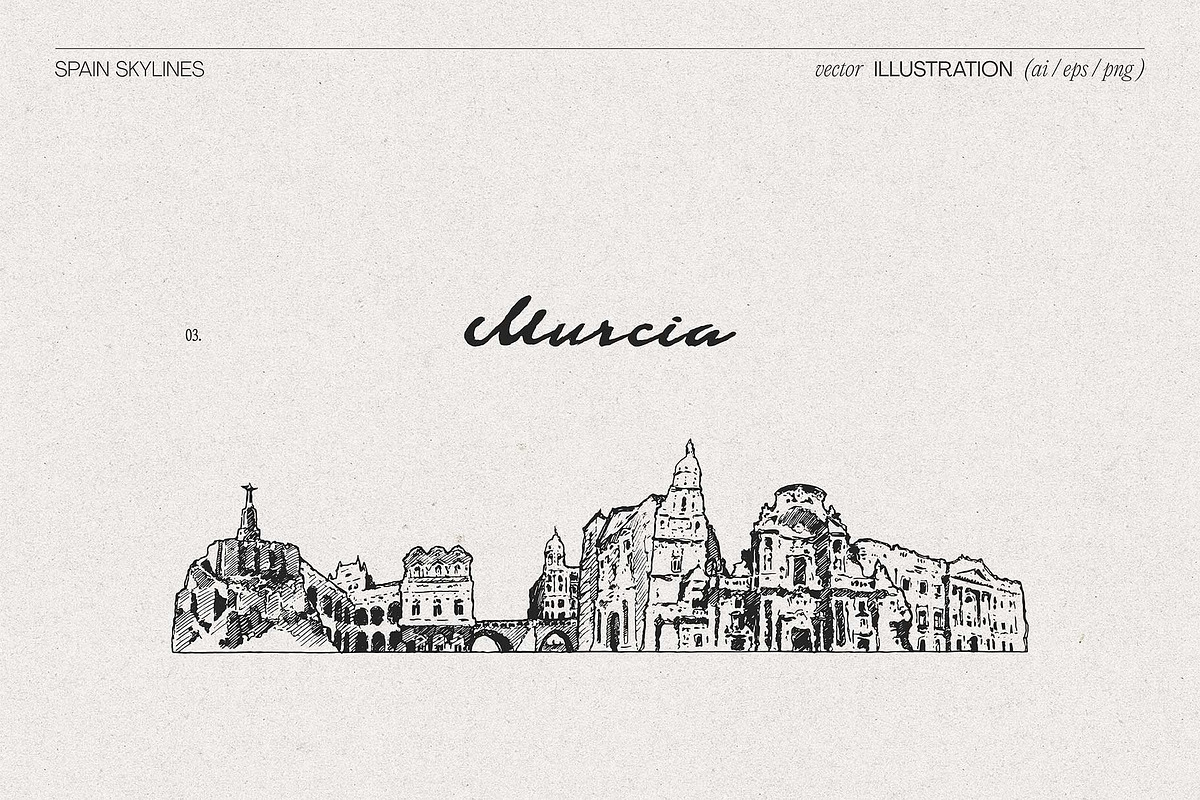 Spain Skylines, a Work Illustration by TheMountBirdStudio (Photo 6 of 9)
