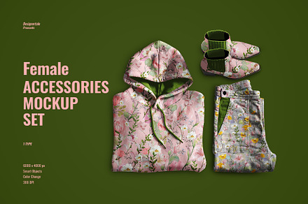 Female Accessories Mockup Set