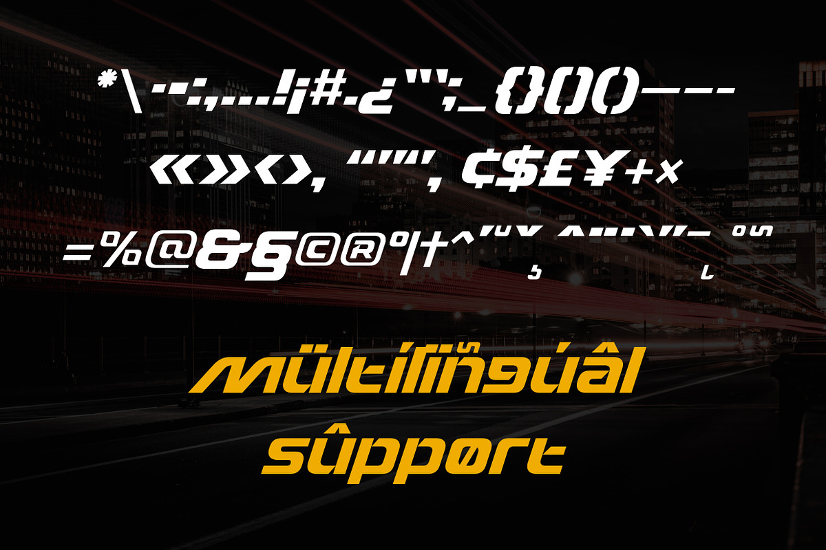 VANGO - Automotive Speed Font, a Font by Konstantine Studio (Photo 18 of 18)