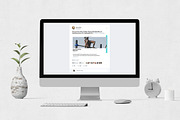 Fitness Twitter Posts, a Social Media Template by Social Corner Graphics (Thumbnail 4 of 7)