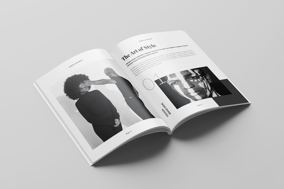 Fashion Lookbook Template, a Brochure Template by Spark_Creative (Photo 4 of 17)
